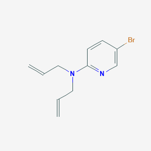 molecular formula C11H13BrN2 B3123604 N,N-Diallyl-5-bromo-2-pyridinamine CAS No. 309977-78-4