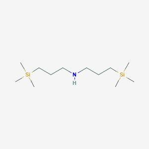 molecular formula C12H31NSi2 B3123623 3-三甲基甲硅烷基-N-(3-三甲基甲硅烷基丙基)丙-1-胺 CAS No. 31024-65-4