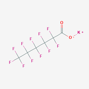 molecular formula C6F11KO2 B3123663 Potassium perfluorohexanoate CAS No. 3109-94-2