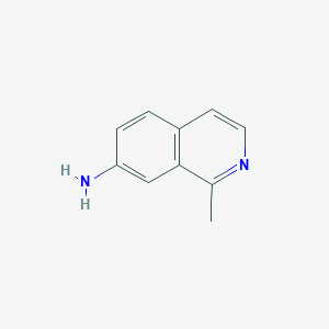 molecular formula C10H10N2 B3123699 1-Methylisoquinolin-7-amine CAS No. 31181-24-5