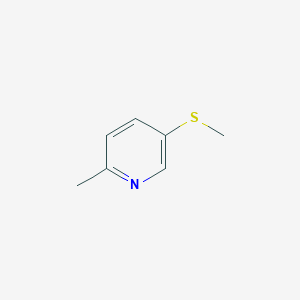 Pyridine, 2-methyl-5-(methylthio)-