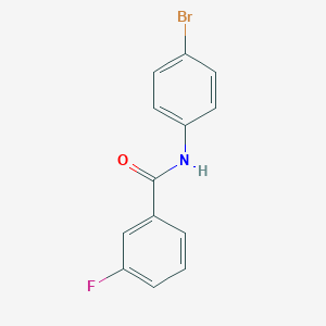 molecular formula C13H9BrFNO B312377 N-(4-bromophenyl)-3-fluorobenzamide 