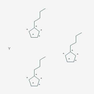 molecular formula C27H39Y B3123791 Tris(butylcyclopentadienyl)yttrium CAS No. 312739-77-8