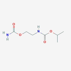 molecular formula C7H14N2O4 B3123910 Propan-2-yl [2-(carbamoyloxy)ethyl]carbamate (non-preferred name) CAS No. 313552-16-8