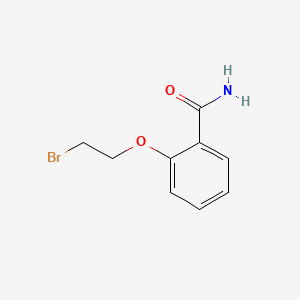 molecular formula C9H10BrNO2 B3124023 2-(2-bromoethoxy)benzamide CAS No. 3147-32-8