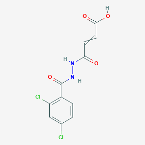 4-[(2,4-Dichlorophenyl)formohydrazido]-4-oxobut-2-enoic acid