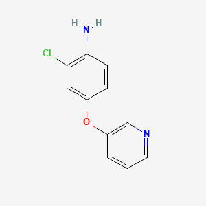 2-Chloro-4-(pyridin-3-yloxy)aniline