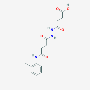 4-(2-{4-[(2,4-Dimethylphenyl)amino]-4-oxobutanoyl}hydrazino)-4-oxobutanoic acid