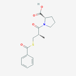 molecular formula C16H19NO4S B031241 S-Benzoylcaptopril CAS No. 75107-57-2