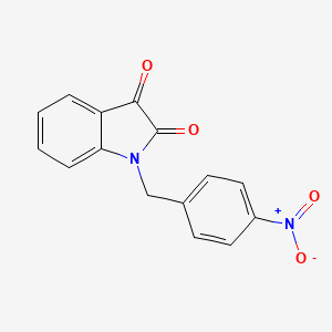 molecular formula C15H10N2O4 B3124104 1-(4-nitrobenzyl)-1H-indole-2,3-dione CAS No. 31541-33-0