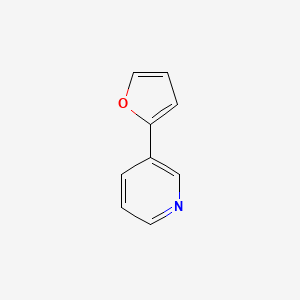 molecular formula C9H7NO B3124111 3-(Furan-2-yl)pyridine CAS No. 31557-62-7