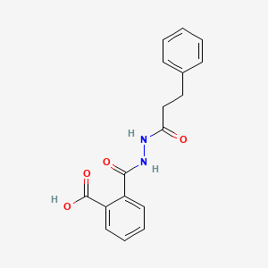 2-{[2-(3-Phenylpropanoyl)hydrazino]carbonyl}benzoic acid
