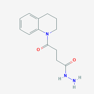 4-(3,4-dihydroquinolin-1(2H)-yl)-4-oxobutanehydrazide