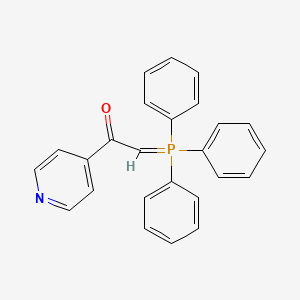 molecular formula C25H20NOP B3124171 1-Pyridin-4-yl-2-(triphenyl-lambda*5*-phosphanylidene)-ethanone CAS No. 316124-45-5