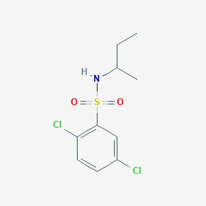 molecular formula C10H13Cl2NO2S B312432 N-(BUTAN-2-YL)-2,5-DICHLOROBENZENE-1-SULFONAMIDE 