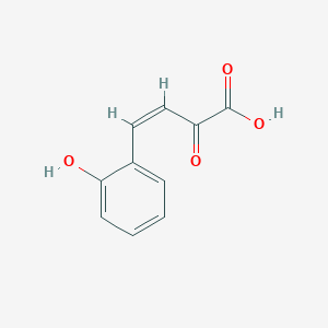 molecular formula C10H8O4 B3124596 cis-4-(2-Hydroxyphenyl)-2-oxobut-3-enoic acid CAS No. 31966-72-0