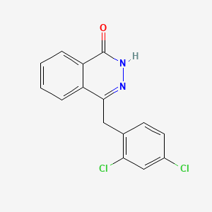 molecular formula C15H10Cl2N2O B3124658 4-(2,4-dichlorobenzyl)-1(2H)-phthalazinone CAS No. 320417-77-4
