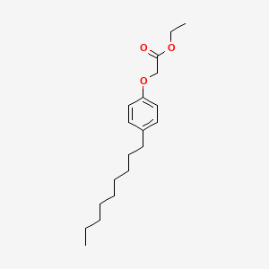 molecular formula C19H30O3 B3124810 Ethyl 2-(4-nonylphenoxy)acetate CAS No. 320422-77-3