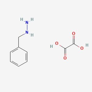 molecular formula C9H12N2O4 B3124873 Benzylhydrazine oxalate CAS No. 32064-65-6