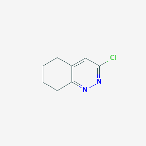 molecular formula C8H9ClN2 B3124876 3-Chloro-5,6,7,8-tetrahydrocinnoline CAS No. 32078-92-5