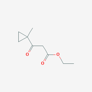molecular formula C9H14O3 B3125327 Ethyl 3-(1-methylcyclopropyl)-3-oxopropanoate CAS No. 32249-37-9