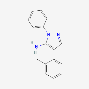 2-Phenyl-4-o-tolyl-2H-pyrazol-3-ylamine