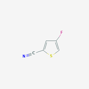 molecular formula C5H2FNS B3125394 4-Fluorothiophene-2-carbonitrile CAS No. 32431-77-9