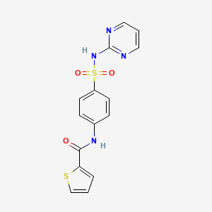 N-{4-[(pyrimidin-2-yl)sulfamoyl]phenyl}thiophene-2-carboxamide
