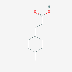 molecular formula C10H18O2 B3125438 3-((1r,4r)-4-Methylcyclohexyl)propanoic acid CAS No. 324795-76-8
