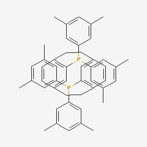 molecular formula C48H50P2 B3125474 (S)-(+)-4,12-Bis(di(3,5-xylyl)phosphino)-[2.2]-paracyclophane CAS No. 325168-89-6