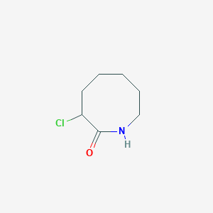 molecular formula C7H12ClNO B3125496 3-Chloroazocan-2-one CAS No. 32566-60-2