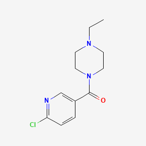 1-(6-Chloropyridine-3-carbonyl)-4-ethylpiperazine