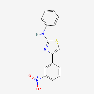 4-(3-nitrophenyl)-N-phenyl-1,3-thiazol-2-amine