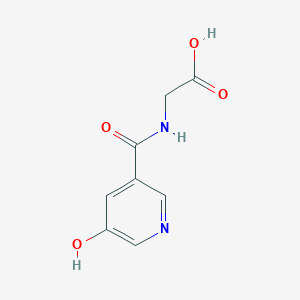 [(5-Hydroxy-pyridine-3-carbonyl)-amino]-acetic acid
