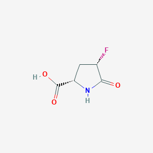 (2S,4S)-4-fluoro-5-oxopyrrolidine-2-carboxylic acid