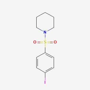 molecular formula C11H14INO2S B3125577 1-(4-Iodobenzenesulfonyl)piperidine CAS No. 326885-21-6