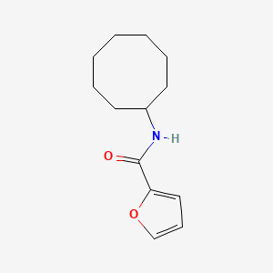 molecular formula C13H19NO2 B3125585 N-cyclooctylfuran-2-carboxamide CAS No. 326914-97-0
