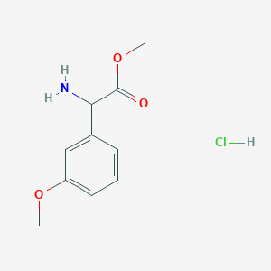 Methyl amino(3-methoxyphenyl)acetate hydrochloride