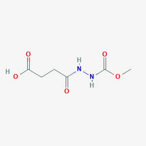 4-[2-(Methoxycarbonyl)hydrazino]-4-oxobutanoic acid