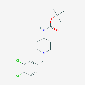 tert-Butyl 1-(3,4-dichlorobenzyl)-4-piperidinylcarbamate