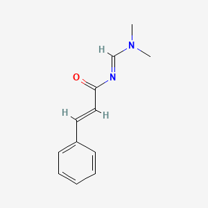 molecular formula C12H14N2O B3125749 N-[(dimethylamino)methylene]-3-phenylacrylamide CAS No. 329206-36-2