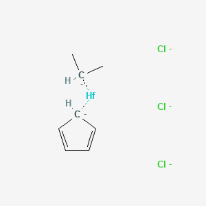 molecular formula C8H12Cl3Hf-5 B3125823 i-Propylcyclopentadienylhafnium trichloride CAS No. 329736-06-3