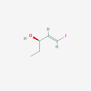 molecular formula C5H9IO B031259 (R,E)-1-iodopent-1-en-3-ol CAS No. 126641-06-3