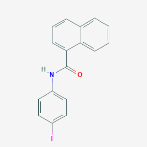molecular formula C17H12INO B312608 N-(4-iodophenyl)naphthalene-1-carboxamide 