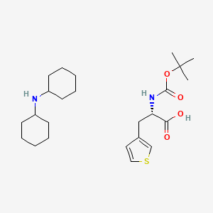 molecular formula C24H40N2O4S B3126181 Boc-L-3-thienylalanine dcha CAS No. 331730-13-3