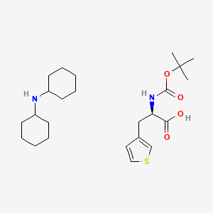 Dicyclohexylamine (R)-2-((tert-butoxycarbonyl)amino)-3-(thiophen-3-yl)propanoate