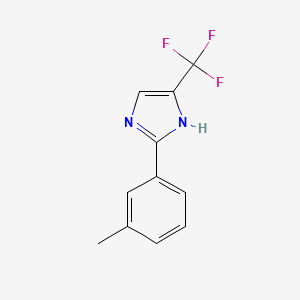 2-(3-methylphenyl)-5-(trifluoromethyl)-1H-imidazole