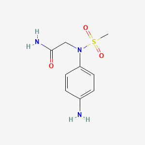 2-(N-(4-aminophenyl)methylsulfonamido)acetamide