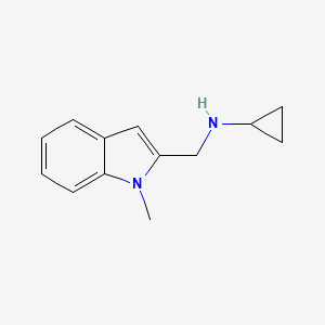 N-[(1-Methyl-1H-indol-2-YL)methyl]-cyclopropanamine