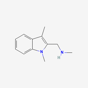 (1,3-dimethyl-1H-indol-2-yl)-N-methylmethanamine